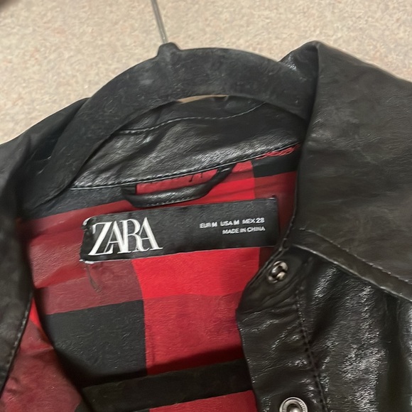 Zara leather like jacket!! - Picture 5 of 6